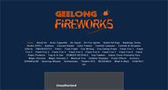 Desktop Screenshot of geelongfireworks.com.au