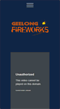 Mobile Screenshot of geelongfireworks.com.au